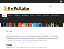 Tablet Screenshot of online-publication.com